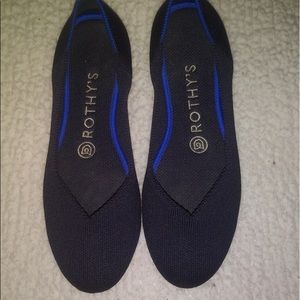 Rothy’s Navy Flats - Excellent Condition